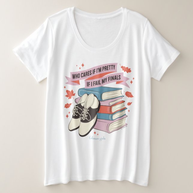 Gilmore Girls Finals Zitate Design Große Größe T-Shirt (Design vorne)