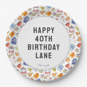 Gilmore Girls Geburtstag Pappteller