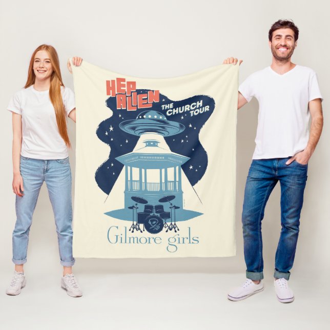 Gilmore Girls Hep Alien Church Tour Fleecedecke (Beispiel)
