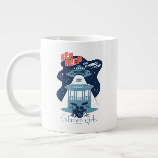 Gilmore Girls Hep Alien Church Tour Jumbo-Tasse (Links)