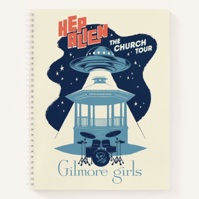 Gilmore Girls Hep Alien Church Tour Notizbuch (Vorderseite)