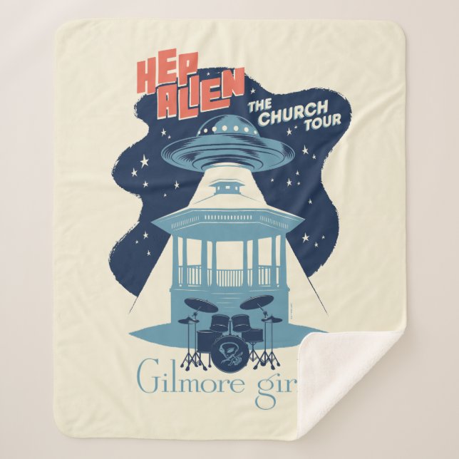 Gilmore Girls Hep Alien Church Tour Sherpadecke (Vorderseite)