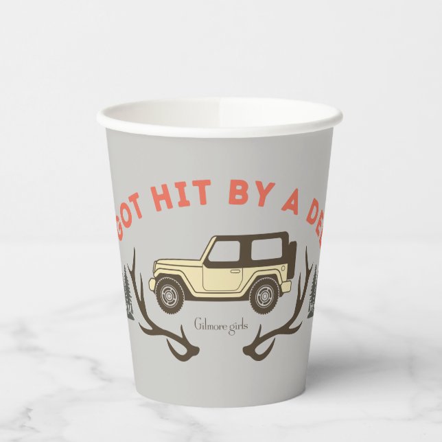 Gilmore Girls I Got Hit by a Deer Pappbecher (Links)