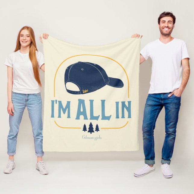 Gilmore Girls I’m All In Luke’s Hat Fleecedecke (Beispiel)