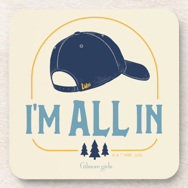 Gilmore Girls I’m All In Luke’s Hat Getränkeuntersetzer (Vorderseite)