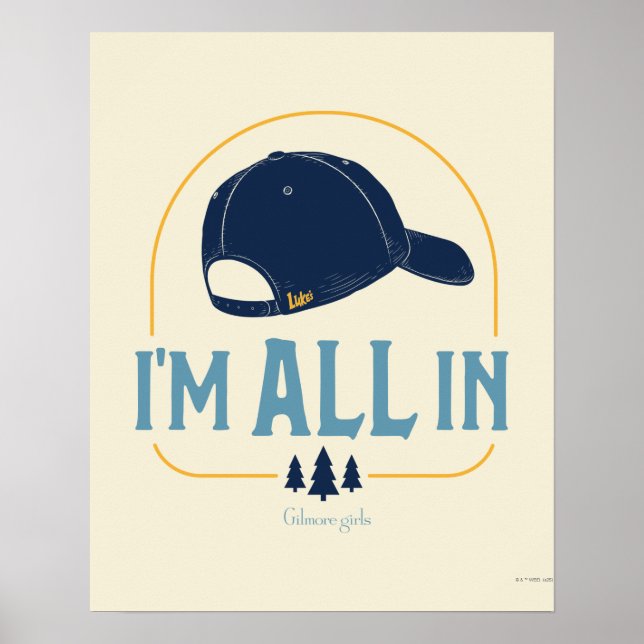 Gilmore Girls I’m All In Luke’s Hat Poster (Vorne)