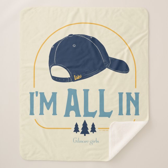 Gilmore Girls I’m All In Luke’s Hat Sherpadecke (Vorderseite)