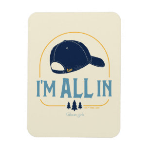 Gilmore Girls Ich bin voll dabei mit Lukes Hut Magnet