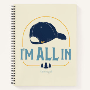 Gilmore Girls Ich bin voll dabei mit Lukes Hut Notizbuch