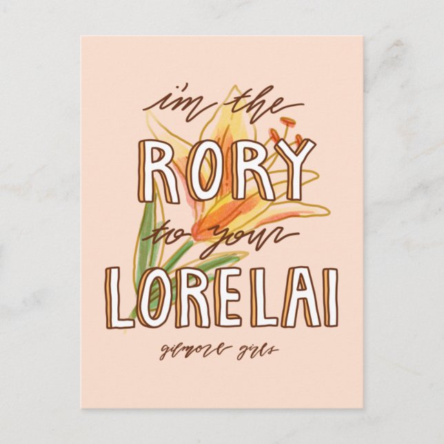 Gilmore Girls | I'm the Rory To Your Lorelai Postkarte (Vorderseite)