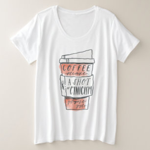 Gilmore Girls   Kaffee bitte Große Größe T-Shirt