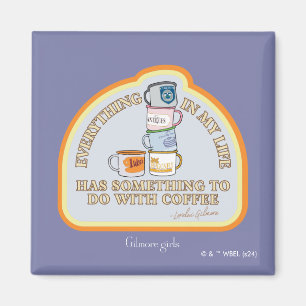 Gilmore Girls   Kaffeekonzept Grafisch Magnet