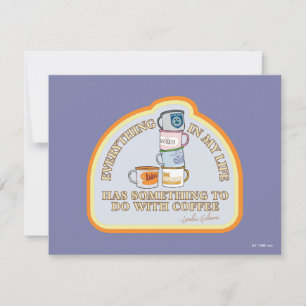 Gilmore Girls   Kaffeekonzept Grafisch Mitteilungskarte