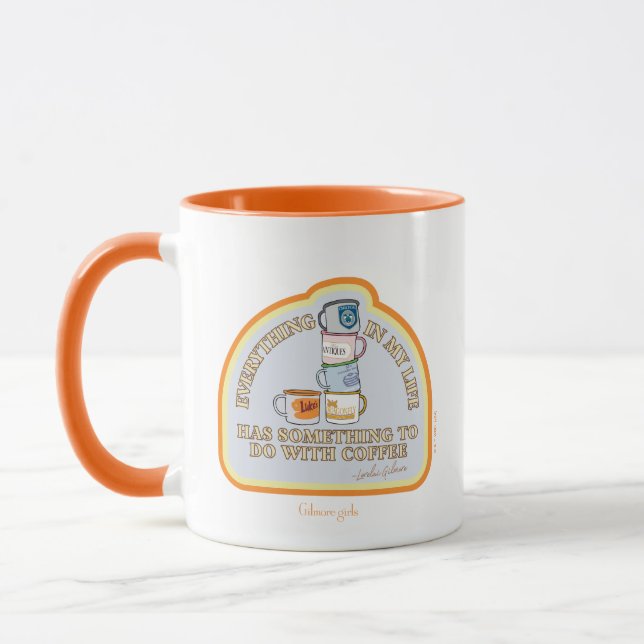 Gilmore Girls | Kaffeekonzept Grafisch Tasse (Links)