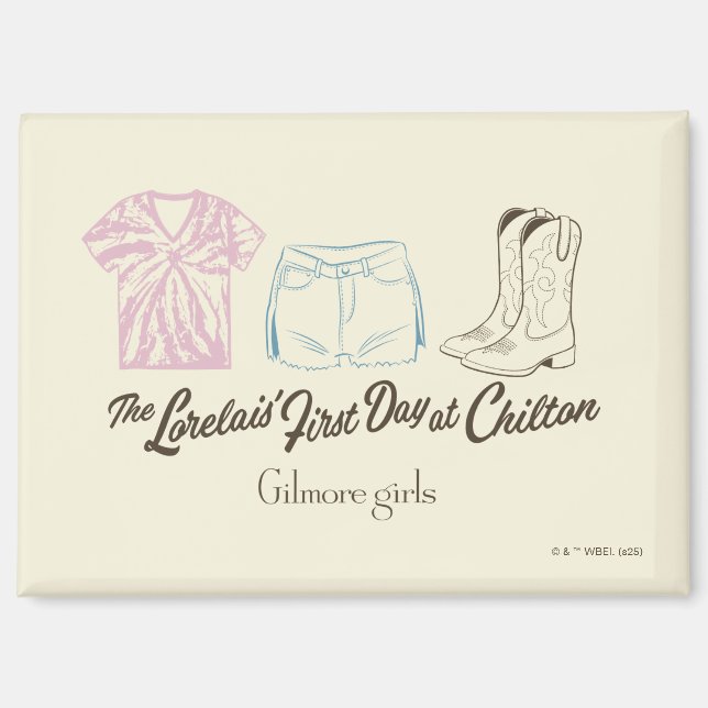 Gilmore Girls Lorelai Chilton Outfit Design Magnet (Vorderseite)