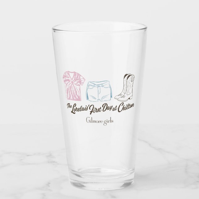 Gilmore Girls Lorelai Chilton Outfits Design Glas (Vorderseite)