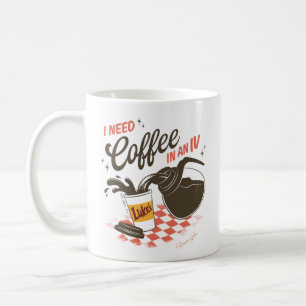 Gilmore Girls Luke’s Coffee IV Zitat Kaffeetasse