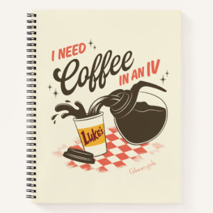 Gilmore Girls Luke’s Coffee IV Zitat Notizbuch