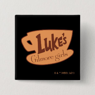 Gilmore Girls Luke’s Diner Logo Button