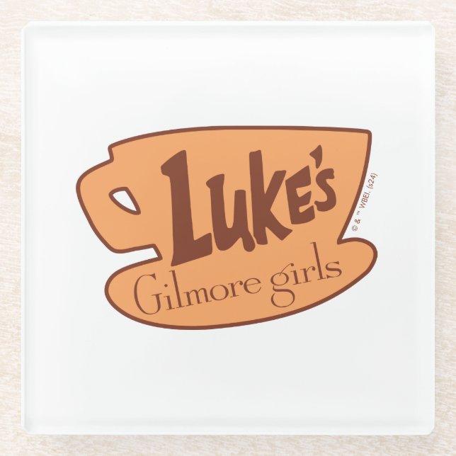 Gilmore Girls Luke’s Diner Logo Glasuntersetzer (Vorderseite)