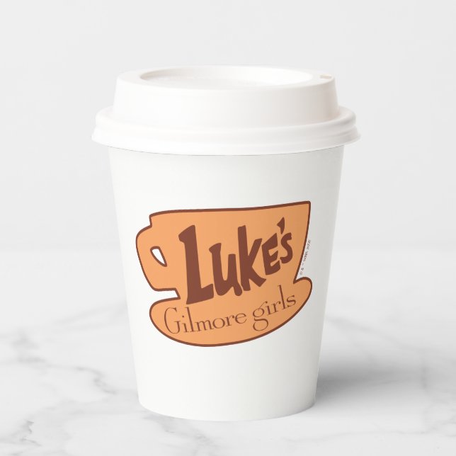 Gilmore Girls Luke’s Diner Logo Pappbecher (Vorderseite)