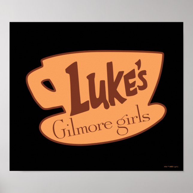 Gilmore Girls Luke’s Diner Logo Poster (Vorne)