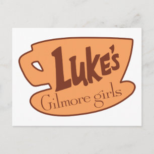 Gilmore Girls Luke’s Diner Logo Postkarte