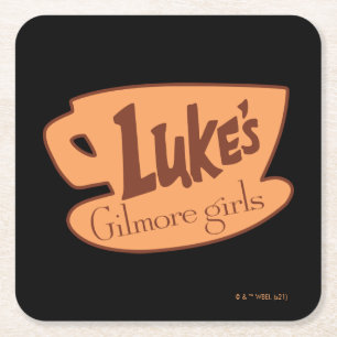Gilmore Girls Luke’s Diner Logo Rechteckiger Pappuntersetzer