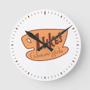 Gilmore Girls Luke’s Diner Logo Runde Wanduhr