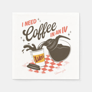 Gilmore Girls Luke’s Kaffee IV Zitat Serviette