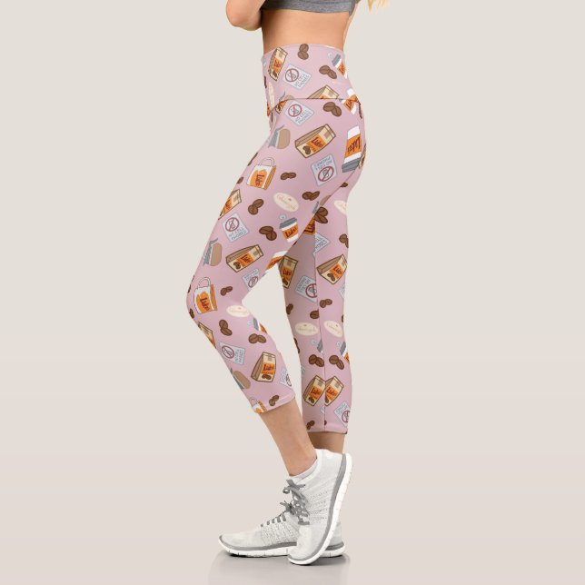 Gilmore Girls | Luke's Diner Coffee Pattern Capri Leggings (Links)