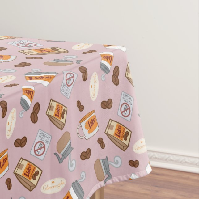 Gilmore Girls | Luke's Diner Coffee Pattern Tischdecke (Beispiel)