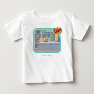 Gilmore Girls   Lukes Diner Grafik Baby T-shirt