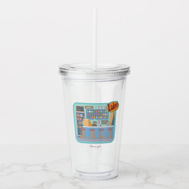 Gilmore Girls | Luke's Diner Graphic Acryltrinkbecher (Vorderseite)