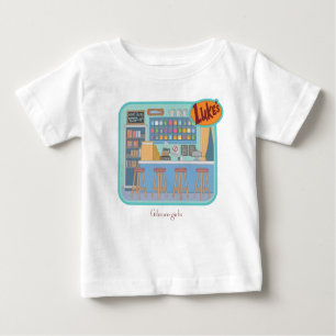 Gilmore Girls   Luke's Diner Graphic Baby T-shirt