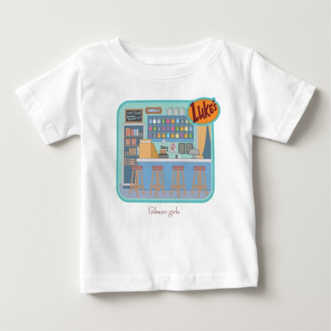 Gilmore Girls | Luke's Diner Graphic Baby T-shirt (Vorderseite)