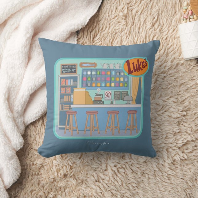 Gilmore Girls | Luke's Diner Graphic Kissen (Decke)