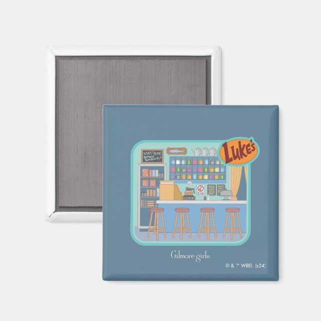 Gilmore Girls | Luke's Diner Graphic Magnet (Vorderseite/Rückseite)
