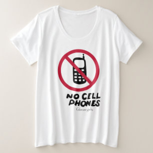 Gilmore Girls   Luke's Diner - keine Mobiltelefone Große Größe T-Shirt