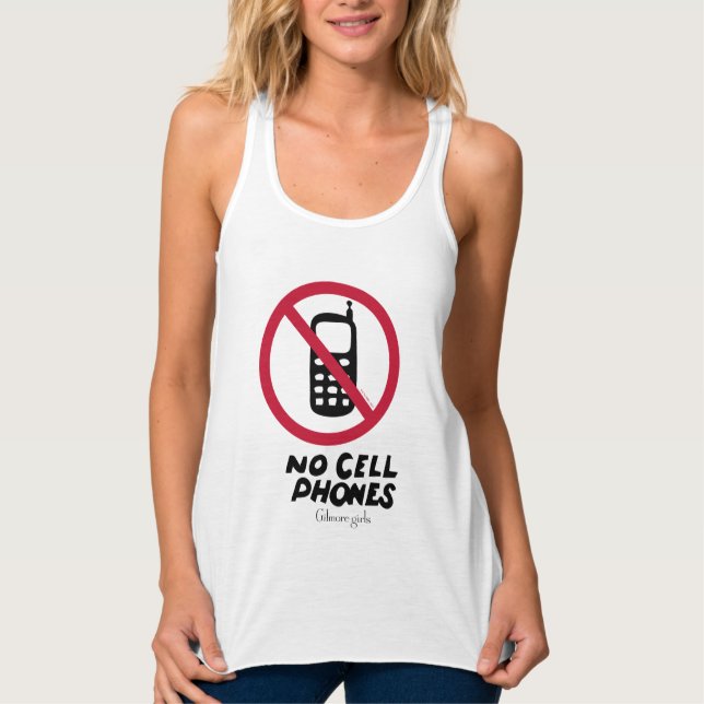 Gilmore Girls | Luke's Diner - keine Mobiltelefone Tank Top (Vorderseite)