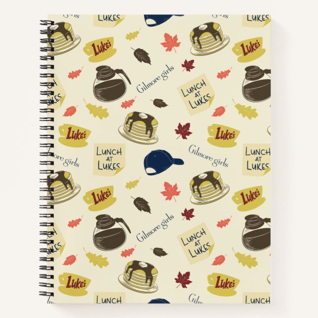 Gilmore Girls Lunch at Luke’s Pattern Notizbuch (Vorderseite)