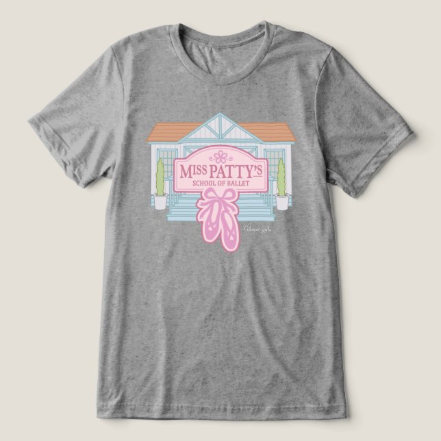 Gilmore Girls | Miss Patty's School of Ballet Tri-Blend Shirt (Design Vorderseite)
