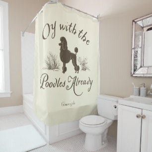 Gilmore Girls Oy mit den PoodlesDesign Duschvorhang
