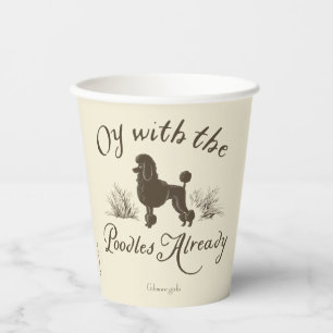Gilmore Girls Oy mit den PoodlesDesign Pappbecher