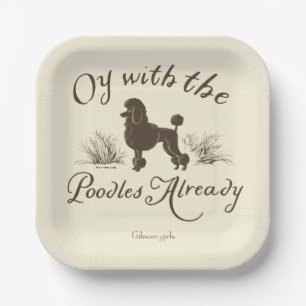 Gilmore Girls Oy mit den PoodlesDesign Pappteller