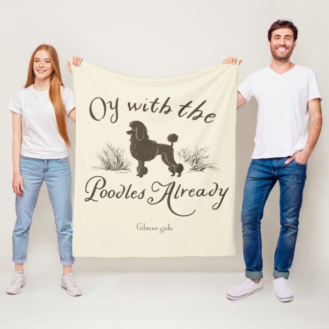 Gilmore Girls | Oy With the PoodlesDesign Fleecedecke (Beispiel)