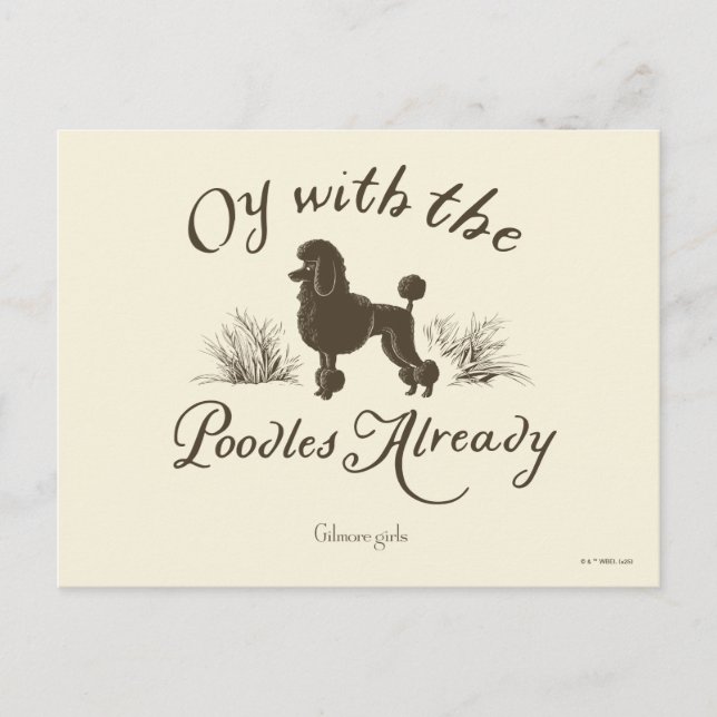 Gilmore Girls | Oy With the PoodlesDesign Postkarte (Vorderseite)