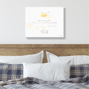 Gilmore Girls Rory Buch Zitat Design Leinwanddruck