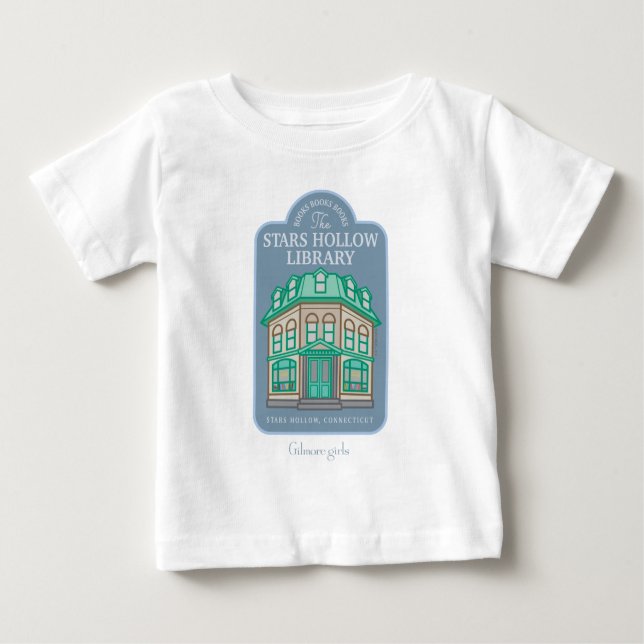 Gilmore Girls | Stars Hollow Library Baby T-shirt (Vorderseite)