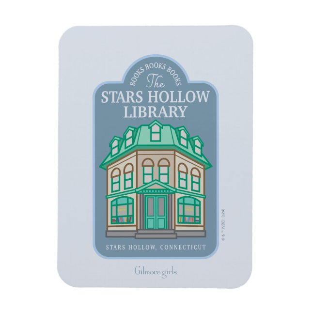 Gilmore Girls | Stars Hollow Library Magnet (Vertikal)